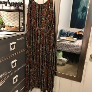 Flower print dress